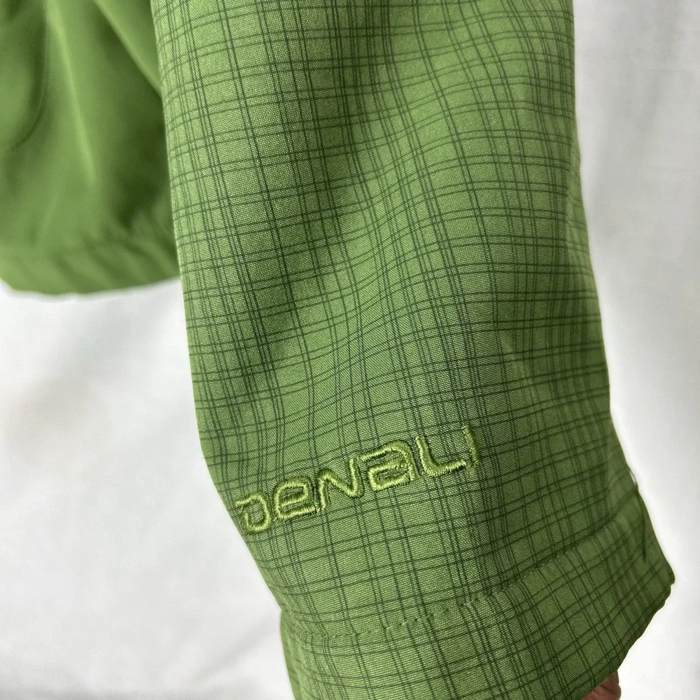 Denali Green Softshell Jacket Men's Medium Full Zip Performance Outdoor Coat
